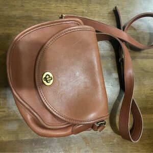 Vintage Coach Prairie Crossbody Bag (9954) - Rare Taupe